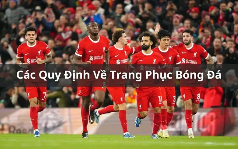 Quy Định Về Trang Phục Bóng Đá Chuyên Nghiệp Cho Mọi Cầu Thủ